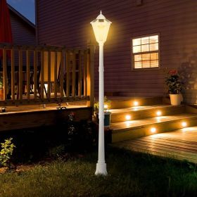 77" Solar Lamp Post Light, Waterproof Aluminum Outdoor Vintage Street Lamp, Motion Activated Sensor PIR, Adjustable Brightness, for Garden, Lawn 77" Solar Lamp Post Light, Waterproof Aluminum Outdoor Vintage Street Lamp, Motion Activated Sensor PIR, Adjustable Brightness, for Garden, Lawn